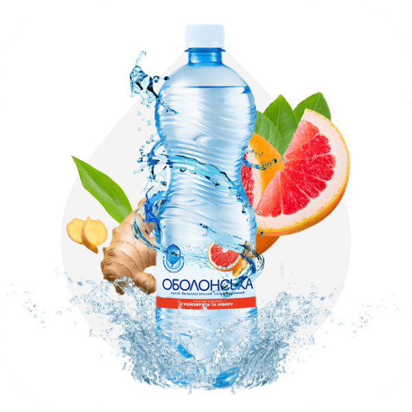 Obolonska Water with Grapefruit and Ginger Taste