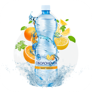 Obolonska Water with Lemon and Orange Taste