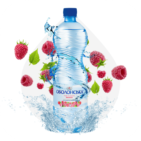 Obolonska Water with Raspberry Taste